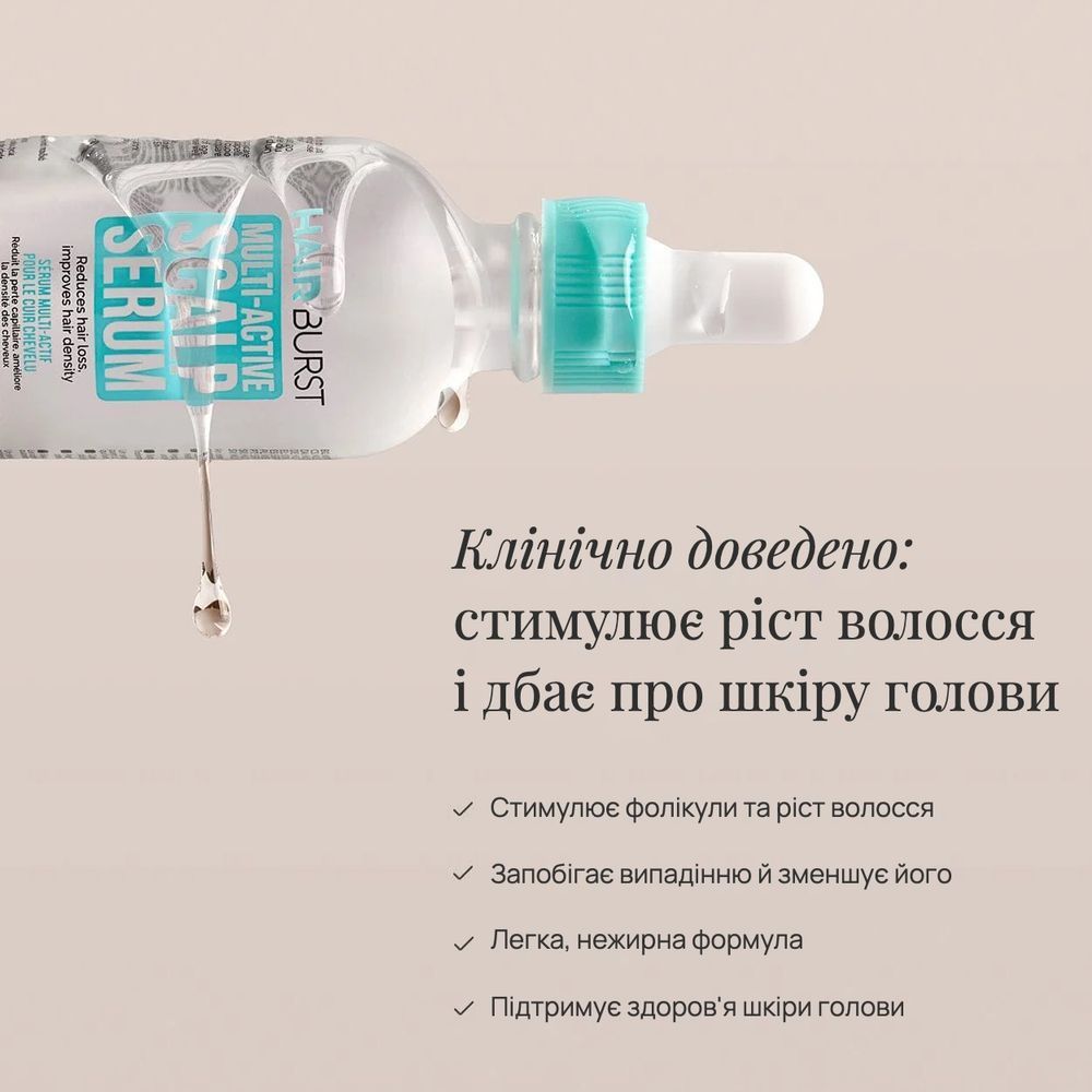 Сироватка для росту волосся HAIRBURST Multi-Active Hair Growth Serum, 60 мл HB_SERUM фото