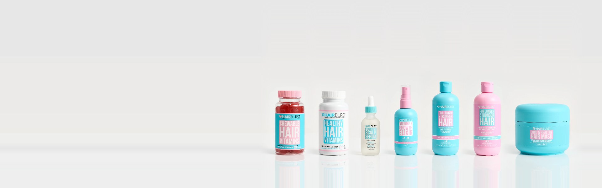 Базова рутина HAIRBURST: шампунь, маска для волосся та жувальні вітаміни